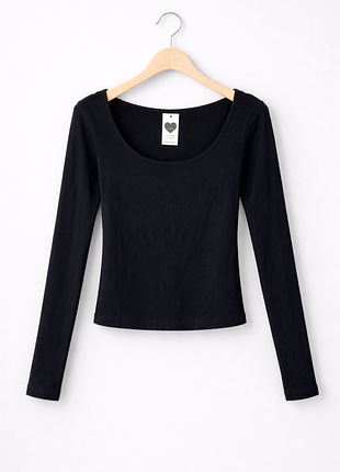 Базовый женский лонгслив новый 100% коттон