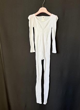 Lpg костюм для массажа lpg белый италия эндосфера без носочков для вакуумно-роликового endosfera комбинезон