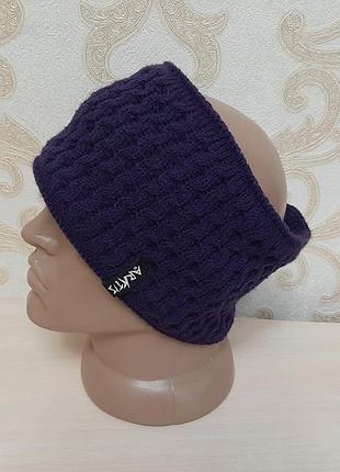 Тепла широка пов'язка на голову вовна на флісі arktis італія