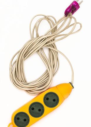 Провод 8 метров с 2-х сторонней рукоятью на 6 раз емкостей (гнезда)