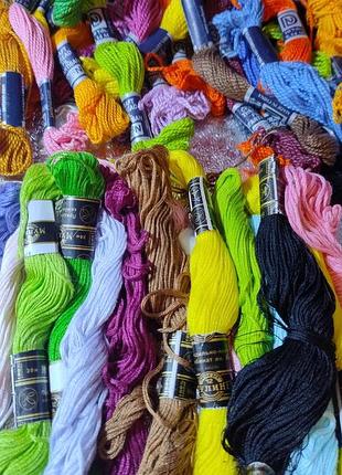 Нитки для вишивання mouline бавовна