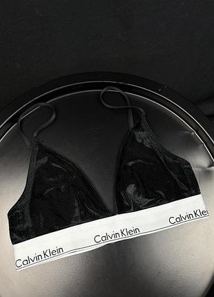 Жіночий вільветовий бюстгальтер ( бралет ) calvin klein . оригінал