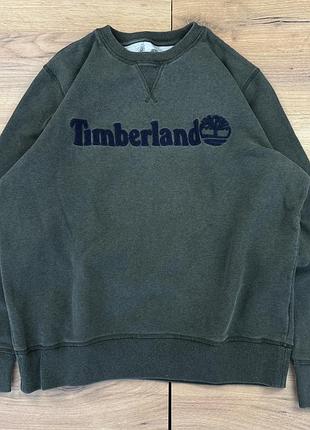 Чоловічий утеплений світшот з акцентним лого timberland. оригінал