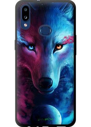 Чехол на samsung galaxy a10s a107f арт-волк "3999b-1776-7673"