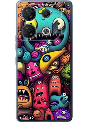 Чехол на infinix gt 10 pro смешные монстры "5549u-3172-7673"