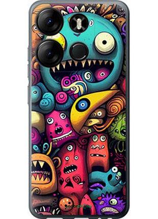 Чехол на infinix smart 7 смешные монстры "5549u-3195-7673"