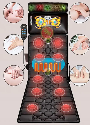 Массажный матрас для спины с подогревом и вибрацией 25w (zh-09hw3)