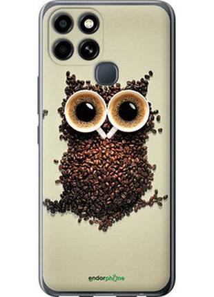 Чохол на infinix smart 6 сова з кави "777u-2758-7673"