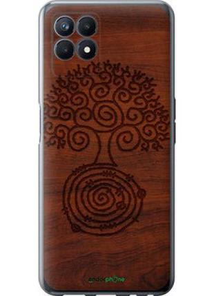 Чехол на realme narco 50 узор дерева "4119u-3066-7673"