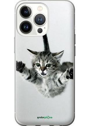 Чохол на iphone 13 pro літаюче кошеня "2322u-2372-7673"