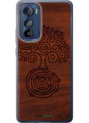 Чехол на motorola edge 30 узор дерева "4119u-2840-7673"