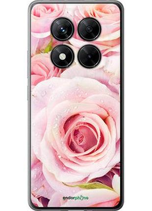 Чохол на xiaomi poco x7 троянди "525u-4011-7673"