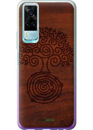 Чехол на vivo y53s узор дерева "4119u-2438-7673"