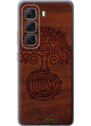 Чехол на infinix hot 50 5g узор дерева "4119u-3795-7673"