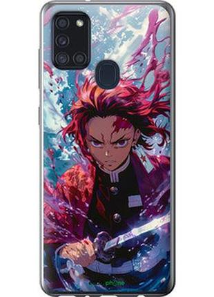 Чехол на samsung galaxy a21s a217f танджиро камадо: рассекающий огоньков духов "6111u-1943-7673"