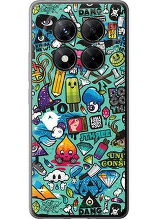 Чохол на xiaomi redmi note 14 pro 5g стікер бомбінг 1 "693u-3928-7673"