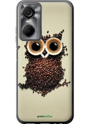 Чохол на tecno pop 6 pro be8 сова з кави "777u-2929-7673"