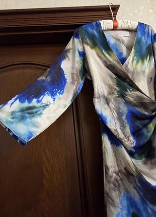 Плаття атласне 3