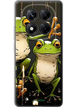 Чохол на xiaomi poco x7 жабки 2 "5657u-4011-7673"