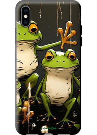 Чехол на iphone xs max лягушки 2 "5657b-1557-7673"