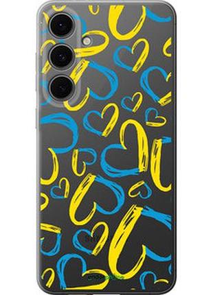 Чехол на samsung galaxy s24 fe сердца ua "5292u-3772-7673"