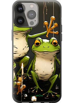 Чохол на iphone 13 pro max жабки 2 "5657u-2371-7673"