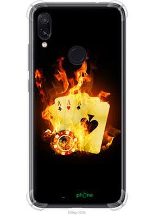 Чохол на xiaomi redmi note 7 палаючі карти "839sp-1639-7673"