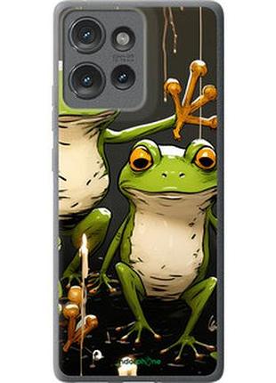 Чохол на motorola edge 50 жабки 2 "5657u-3788-7673"