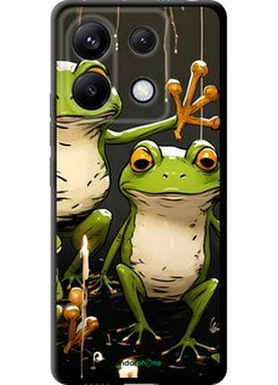 Чехол на xiaomi redmi note 13 pro 5g лягушки 2 "5657b-3392-7673"