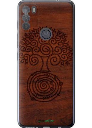 Чехол на motorola g50 узор дерева "4119u-2354-7673"