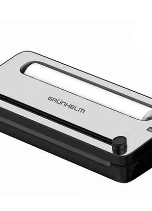 Побутовий вакуумний пакувальник grunhelm gv 104 bi сталевий