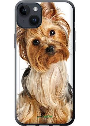 Чехол на iphone 14 plus йоркширский тер'ер с хвостиком "930u-2645-7673"