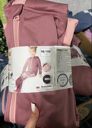 Комбинезон совшелл на флисе 98/104 lupilu новый 4