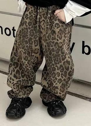 Леопардові джинси