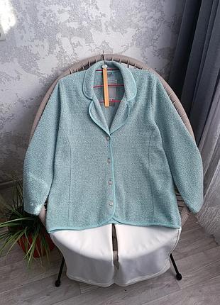 Пиджак женский жакет мятный букле новый via appia due.
