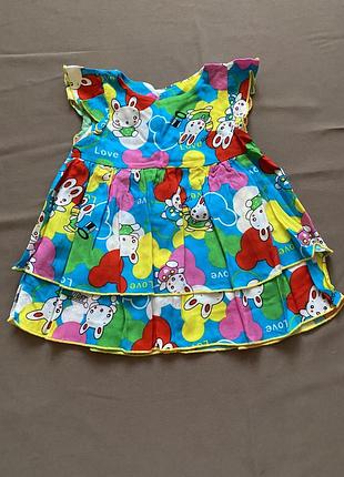 Сукня на дівчинку 68 см (3-6 місяців)