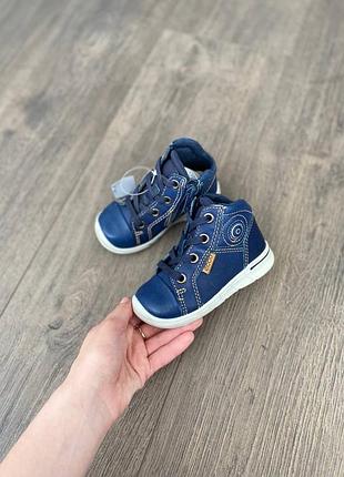 Черевички шкіряні оригінал ecco first 754021 рр.20,21✨
