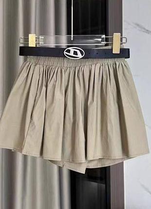 ⭐⭐⭐⭐⭐ 
стильная мини юбка с ремешком a306