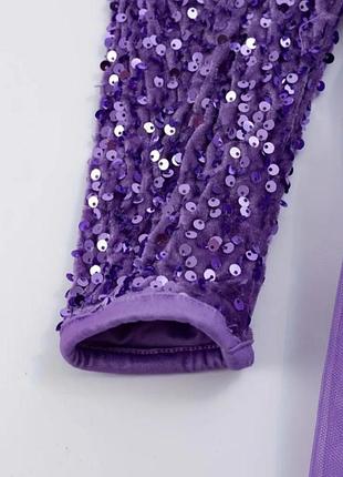 Праздничное платье для девочки пайетки 3