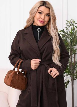 Женское пальто.пальто кашемір елка без підкладу