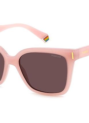 Polaroid сонцезахисні рожеві окуляри з якісним захистом від uv
