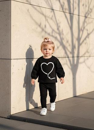 Костюм на дівчинку zara чорний 2-3 роки 98р