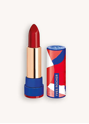 Губная помада yves rocher, оттенок 12 красная rouge camelia прядь