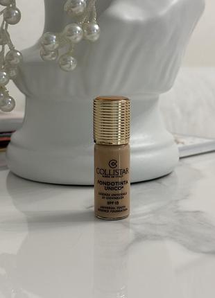 Тональна основа collistar fondotinta unico universal youth essence spf