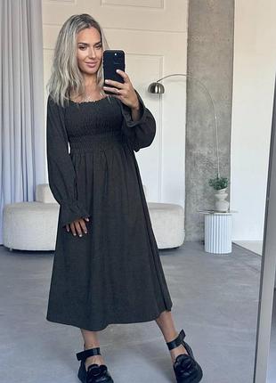 7️⃣5️⃣0️⃣грн вельветова вишукана та стильна сукня міді