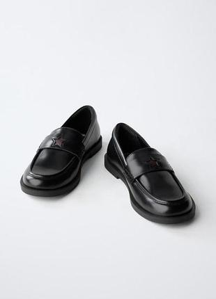 Красиві стильні модні туфлі від zara іспанія лофери