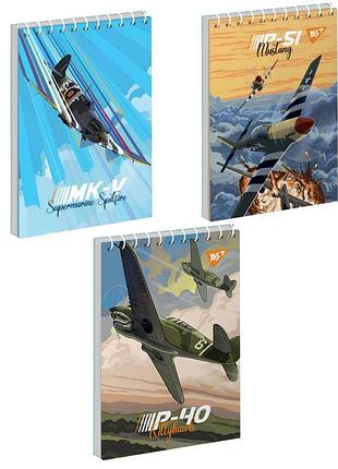 151956 зошит а6 80арк спіраль planes