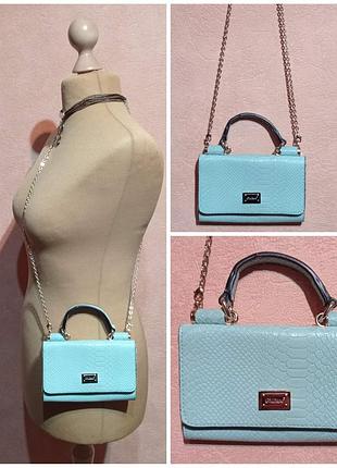 Елегантна маленька сумочка в м'ятному кольорі, giuliano (італія).