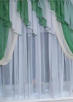 Шторы, тюль. для кухни, для комнаты.