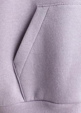 Тепла кофта з трикотажу на флісі h&m 2
